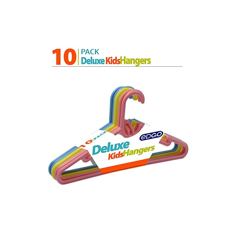 EDGO Kids Hanger Deluxe Quality Strong Hanger Bar Notches Cascading