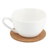 Round Cork Coasters,Unfinished Round Wood Blank Coaster Bulk for Drinks