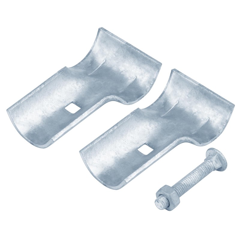 OTTFF 6 Pack 1-5/8" OD End Rail Pipe Clamp, 3