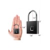 Ultra Fingerprint Padlock,AICase Ultra Light One Touch Open Fingerprint Lock
