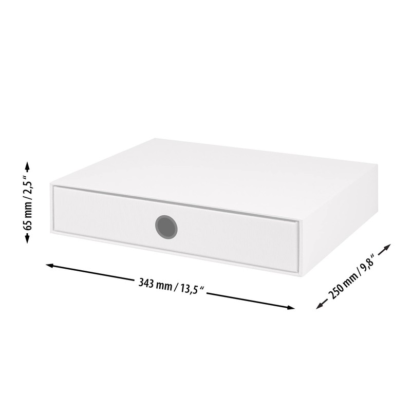 S.O.H.O. 1524452150 A4 Denim Single Drawer Box