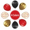 Red Black and Gold Balloons, 55Pcs Red Gold Party Balloons
