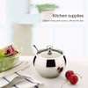 KEMIYIXIAN Stainless Steel Sugar Bowl with Lid and Spoon, Polished
