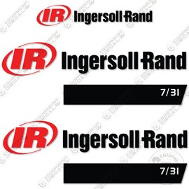 Aftermarket Fits Ingersoll Rand 7/31 Decal Kit Air Compressor Vinyl Aftermarket Set!