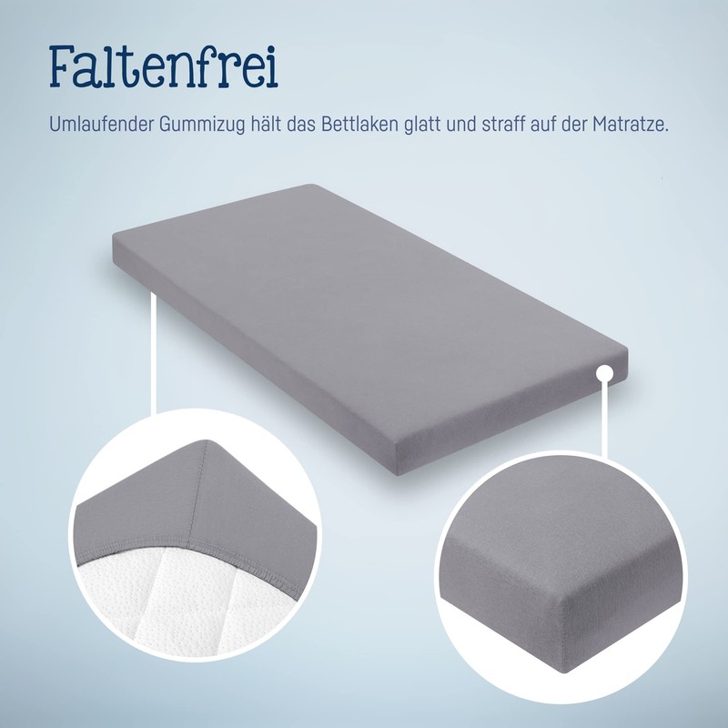 Julius Zöllner Jersey Fitted Sheet 70 x 140 / 60