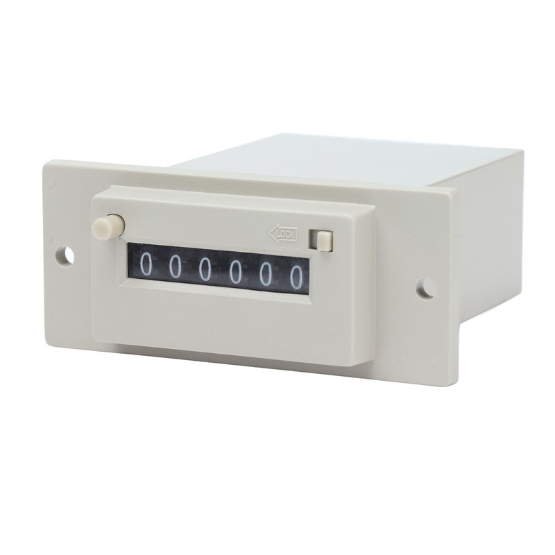 Electromagnetic Counter 0‑999999 6 Digit Industrial Pulse Totalizer for Machine