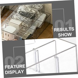 LABRIMP 1pc Cable Storage Box with Lid Multi Grid Organizer for Cords and Items Durable Pet Wire Case for Home Office and Living Room Tidy Space