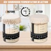 Xileanalee Pro Sourdough Starter Jar Kit- 35 Oz Large Sourdough
