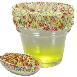 Snowy River Holiday Joy Cocktail Salt Blend - All Natural Rimming Salt for Margaritas & Cocktails, Culinary & Decorative Salt with Sweet & Savory Overtones (16oz Bag)