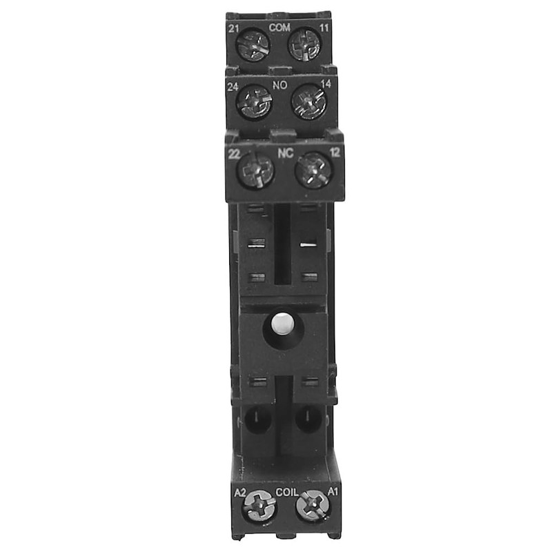 WITTKOWARE Relay socket for 35 mm DIN rail, plug-in base