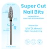 Safety Tungsten Nail Drill Bits Advanced Upward Cut Teeth, 3/32