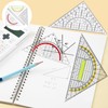 Set Square Flexible, Set of 4 Ruler Set, Set Squares