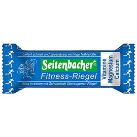 Seitenbacher Fitness Riegel Schoko I glutenfrei I Magnesium I Calcium I Vitamine I 12er Pack (12x50g)