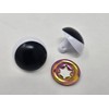 Pair of Zim's 30mm Large Round Black and White Wide