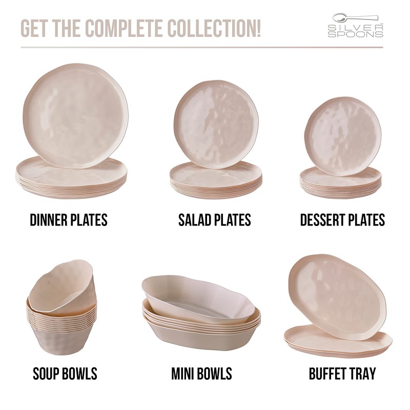Silver Spoons MINI DESSERT BOWLS | Oval Dessert Plates |