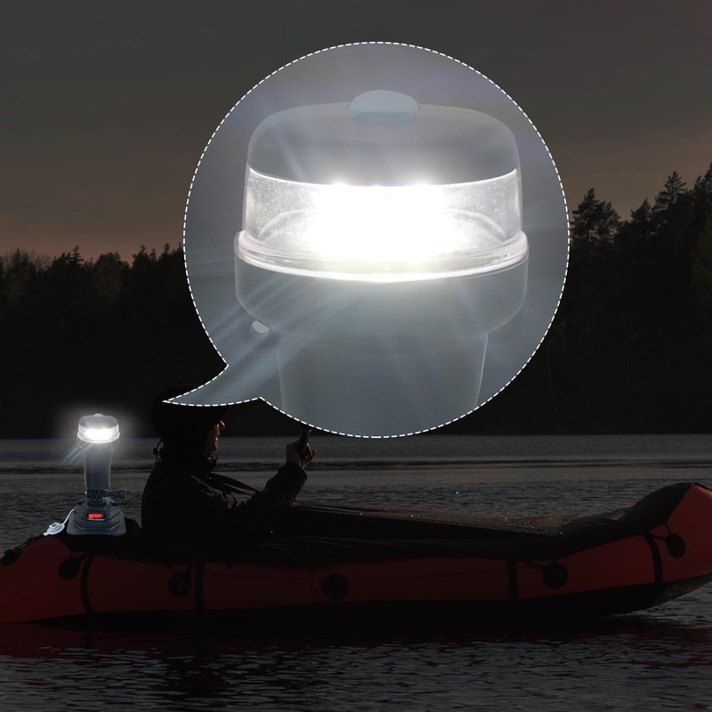 Besramtic Boat Navigation lights LED Battery Powered with Swivel Multiple