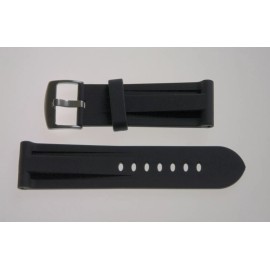 Offshore Rubber Dive Strap Black made to fit Panerai® Watches 20mm, 22mm, 24mm, 26mm  - 22mm