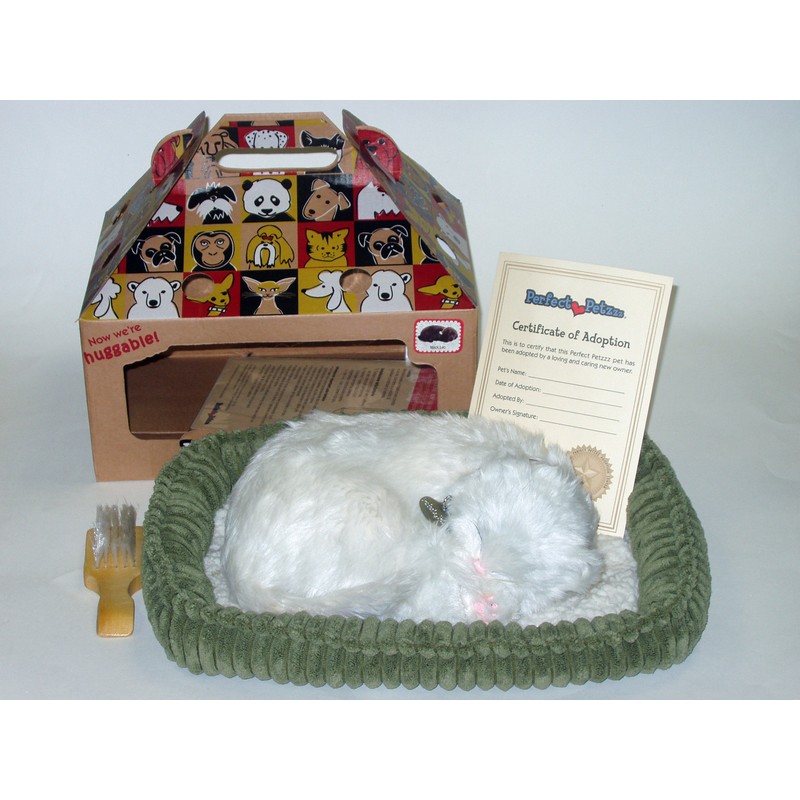 Perfect Petzzz 4934 Cat Plush – White