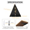 OVOV Triangle Shelf Brackets 3 inch 4 Pack Heavy Duty