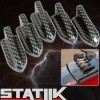 STATIIK 5 PIECE CARBON FIBER DIFFUSER FIN SET FOR HOOD