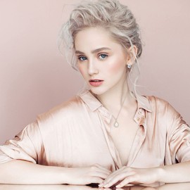 OTTFF Dainty Bridesmaid Teardrop Jewelry Set for Women 4 Sets Rose Gold Plated Pave Rhinestone With Crystal Necklace Earrings Set for Wedding Engagement Anniversary