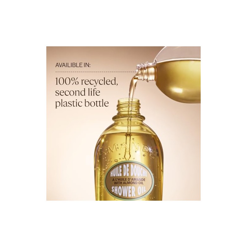 Almond Shower Oil by LOccitane for Unisex - 16.9 oz