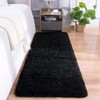 DETUM Black Runner Rug 2' X 6' Fluffy Area Rugs