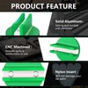 Chelhead Green Magnetic Frame Rail Floor Jack Pad Universal Aluminum