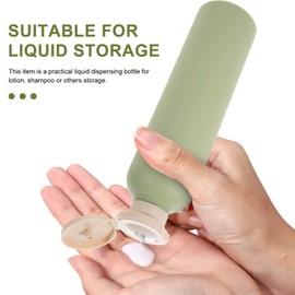 Shampoo Travel Container 250ML Refillable Shampoo Conditioner Bottles Squeeze Bottles with Flip Cap Plastic Travel Bottles for Lotion-3PCS Containers with Lids