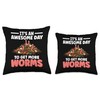 Composter Bin Vermicomposting Bin Worm Composting Worm Farm Throw Pillow