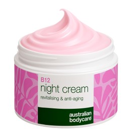 Night Cream with Vitamin B12 - For Mature Skin with Wrinkles and Uneven Skin Tone - With Vitamin B12, Bakuchiol, Niacinamide and Antioxidants