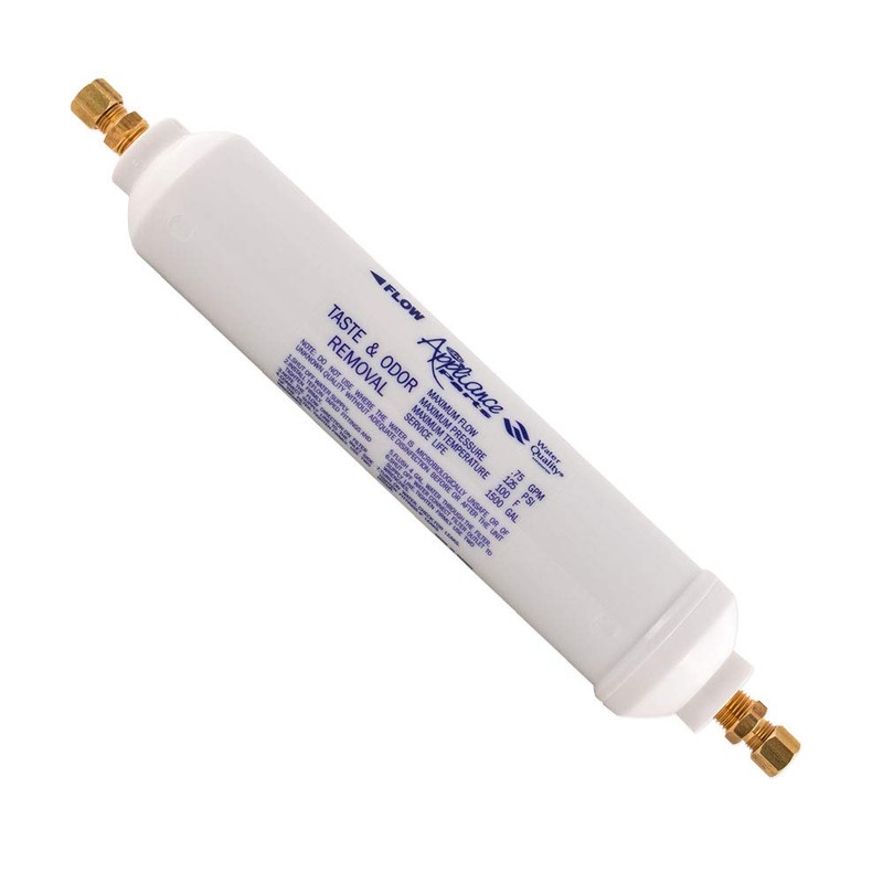 EZ-Flo 10 Inch Line Water Filter, Brass 1/4 Inch MIP