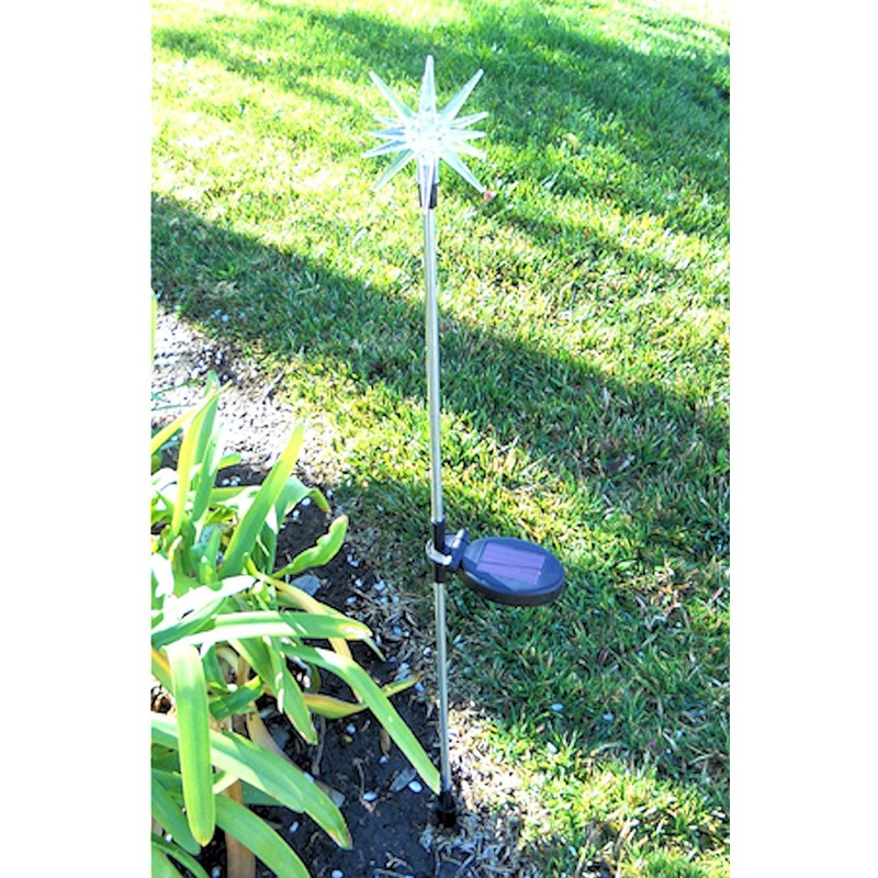Sparkling Solar Star Lights Garden Stake (Set of 4)