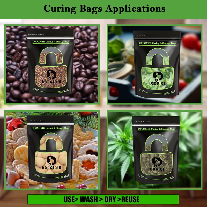 1/4 LB Curing & Storage Bags, Curing Bags for Food