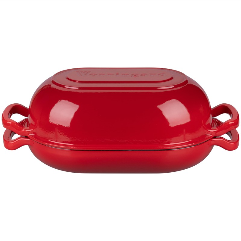 VORRINGARD Enameled Cast Iron Sourdough Bread Oven, Dutch Oven, Loaf