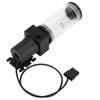 Acrylic Computer DIY Water Cooling Tank Cylinder Reservoir 19W Pump
