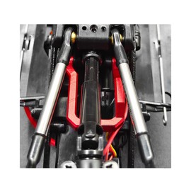 SHEAWA Turnbuckle Tie Rod Push Rod Steering Rod for Kyosho MINI-Z 4X4 Jimny Modification Parts Accessories Metal Parts (Red)