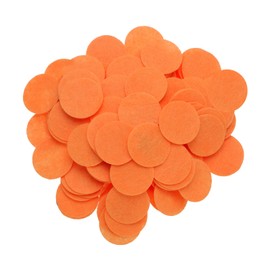 QUARKZMAN Pack of 200 Round Felt Circles Soft Thick for Crafts 1 3/16 Inch Felt Pads for DIY Sewing Crafts Orange Colour