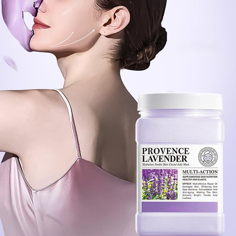 Jelly Mask Powder for Facials, 540 g, Lavender Peel-Off Face