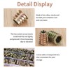 SNOKAY 230Pcs 11 Size M4/M5/M6/M8/M10 Metric Threaded Inserts Nuts Assortment