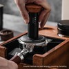 Coffee Tamper Spring Loaded Tamper Calibrated Coffee Tamper Wood Handle