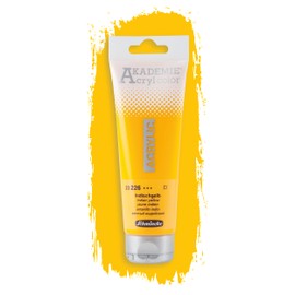 Schmincke - Akademie Acrylic Colour, Indian Yellow in 120 ml Tube, 23226012, Fine Artist Acrylic Paint, Brilliant, Highly Lightfast and Cadmium-Free, for Acrylic Painting, Mixed Media