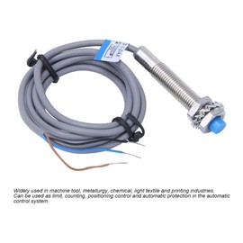 Inductive Proximity Sensor Switch, LJ8A3-2-Z/BY M8 DC Induction Proximity Sensor, Proximity Sensor Switch PNP 3-Wire Closer Inductive Proximity Switch (Pack of 10)