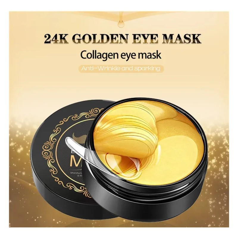 Mascarilla De Ojos 24k Con Colágeno X60 Parches