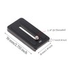 Hersmay 70mm Camera Mounting Quick Release Plate for DJI Ronin