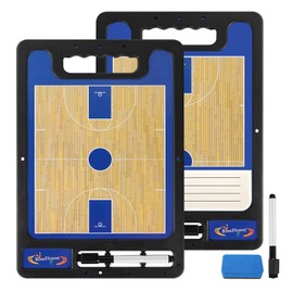 RoseFlower Portable Basketball Coaching Board Basketball Coaches Tactical Clipboard Strategy Blackboard with Player Markers, Erase, Pen - Basketball Gift Sporting Goods Training Assistant Equipment