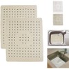 U UAIREMSIC 2 Pack Kitchen Sink Mat, 12" x 10"