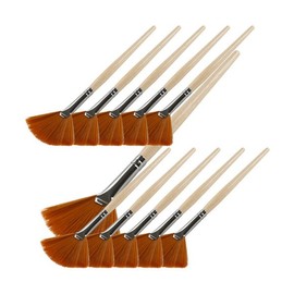Pack Brush_Fan 10 Pack Brush Grain Pack Brush / 팩브러쉬_부채 10개 팩붓 곡물팩 브러쉬