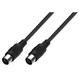 img Stage Line 0.5m Midi Cable - Black