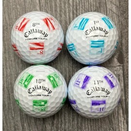 Callaway NEW Callaway Chrome Tour Truvis July Major Series The Open Golf Balls (4)